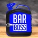 Подарочный набор для мужчин канистра бар 5л (синяя) с надписью "BAR BOSS" - изображение 1