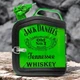 Подарочный набор для мужчин канистра бар 5л (салатовая) с надписью "Jack Daniels" - изображение 1