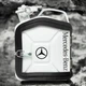 Подарочный набор для мужчин канистра бар 5л (белая) с надписью "Mercedes" - изображение 1