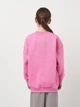 Детский теплый свитшот оверсайз для девочки Nike G Nsw Club Flc Ovrszd Crew Lbr FD2923-646 122-128 см Magic Flamingo/White (197598325902) - изображение 2