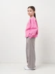 Детский теплый свитшот оверсайз для девочки Nike G Nsw Club Flc Ovrszd Crew Lbr FD2923-646 122-128 см Magic Flamingo/White (197598325902) - изображение 3