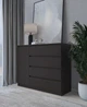 Комод в спальню MebelStar Нео 1Д4Ш 120x43x98 см Венге темный (MBS-1056) - изображение 1