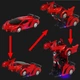 Машинка трансформер на пульті управління, Lamborghini Robot Car, червоний, дитяча машинка на радіокеруванні - зображення 4