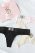 Набор хлопковых трусиков Victoria's Secret Cotton Shine Patch Thong Panty размер XS - изображение 5