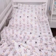 Простынь на резинке MirSon Kids Time 17-0529 Bunnies white 80х160 + 10 см Бязь (2200008620141) - изображение 5