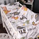 Простирадло MirSon Ranforce Elite 17-0698 Smoky Dinosaurs 110х160 см (2200010459838) - зображення 2
