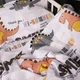 Простирадло MirSon Ranforce Elite 17-0698 Smoky Dinosaurs 110х160 см (2200010459838) - зображення 5