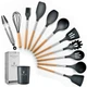 Кухонний набір Kitchen Set із 12 предметів, чорний колір - зображення 6