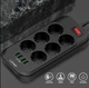 Сетевой фильтр LDNIO SE6403 удлинитель 2 метра 6 розеток зарядка 4 USB 2500W power socket для ноутбука и телефона USB - изображение 3
