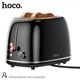 Тостер Hoco HJD11A (850 Вт, 6 уровней поджаривания, LED подсветка, размораживание, подогрев) - Черный - изображение 3