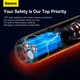 Беспроводной автомобильный пылесос Baseus A3lite (6000 мАч, USB Type-C, HEPA-фильтр, мощность 100W, 4 функции) - Черный - изображение 12