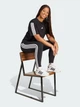 Футболка хлопковая женская Adidas W 3S Sj Bf T JC5960 S Black/White (4067891005794) - изображение 3