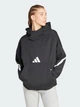 Худи оверсайз женское Adidas W Z.N.E. Oh Hd JJ4760 XL Black/White (4067887478144) - изображение 1