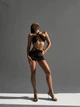 Комплект женского белья юбкой и стразами SM2320іі Simply sexy Черный S - изображение 1