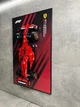 Арт Держатель Рамка на Стену 80x50 см. для Фирменного Конструктора Technic Ferrari F1 SF-24 (42207) Феррари Формула 1 Type-E - изображение 10