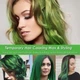 Временная краска-спрей для волос зелёная Green Verde - изображение 7
