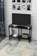 Тумба под телевизор в стиле лофт Ecoloft DSP-1167Д Черный - изображение 1