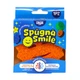 Губка кухонна для чищення IRGE Smile Scrub 10×10×3 см - зображення 1