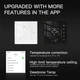 Сенсорний Wi-Fi регулятор водяної теплої підлоги Moes чорний (Tuya smart) - изображение 6