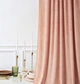 Готова велюрова, оксамитова штора Room99 Leafly 140 х 280 см на люверсах з візерунком (5908224061386) персикова - изображение 4