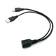 Кабель USB 2.0 разветвитель, тип Y, 1 мама в 2 папы - изображение 2