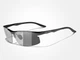 Чоловічі фотохромні сонцезахисні окуляри KINGSEVEN N9126 Black Photochromic - зображення 3