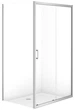 Душова кабіна прямокутна CERSANIT BRASCO 120х90х190 S168-014 з розсувними дверми хром - зображення 1