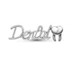 Брошь-значок унисекс BROCHE бижутерия Медицина Dental стоматологу серебристая BRGV113966 - изображение 1
