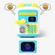 Дитяча скарбничка Face Recognition Money BOX сейф з кодовим замком купюроприймачем Бірюзова - зображення 1