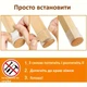 Набор прозрачных силиконовых накладок на ножки стульев с фетровыми подушечками SoftStep 12 шт 3 см - изображение 4