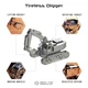 Коллекционная модель-конструктор Metal Time Tireless Digger Экскаватор механический (MT043) - изображение 3