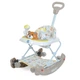 Дитячі ходунки качалка BAMBI M 3656A-S-2 Ведмедик з музичною ігровою панеллю та батьківською ручкою, бежеві - зображення 2