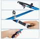 Телескопічне вудлище зі спінінговою котушкою для риболовлі Fishing Rod вудка для рибалки + приманки, гачки, сумка і аксесуари, 1.8 м, синє (100124014) - зображення 4