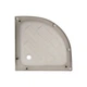 Душевая кабина Lidz Latwa SC80x80.SAT.MID.GR полукруглая, стекло тон. 4 мм + Lidz Душевой поддон KAPIELKA ST80x80x26, с панелью - изображение 12