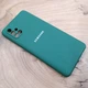Чехол Silicone case для Samsung A71 4G Blue Green - изображение 2