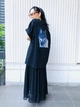 Футболка хлопковая оверсайз мужская Uniqlo 579380077 L Черная с принтом (1159826158) - изображение 8