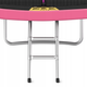 Батут із внутрішньою сіткою 4FIZJO PRO 10FT 312 см Black/Pink (P-5907739314604) - зображення 10