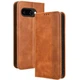 Чохол-книжка Deexe Retro Style для Google Pixel 9a - Brown - зображення 1