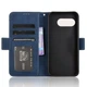 Чохол-книжка з кишеньками Deexe Wallet Stand для Google Pixel 9a - Blue - зображення 5