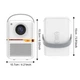 Портативный проектор для дома Hongtop P10 white (70002) - изображение 3