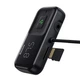 AUX/FM-трансмітер Baseus S-16 MP3 VAW авто адаптер ресивер магнітоли 2USB 3.1A (CCTM-E01) Black - зображення 3