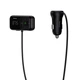 AUX/FM-трансмітер Baseus S-16 MP3 VAW авто адаптер ресивер магнітоли 2USB 3.1A (CCTM-E01) Black - зображення 4