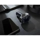 Автомобильное зарядное устройство FM-трансмиттер модулятор Baseus FM Launcher S-09 10W 2USB (CCMT000001) Black - изображение 12