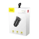 Автомобільний зарядний пристрій Baseus Square Metal 30W USB + Type-C Швидка зарядка PD 3.0 QC 4.0+ (CCALL-AS01) Black - зображення 7