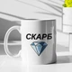 Кружка с принтом "Сокровище" на подарок для подруги, друга керамическая 330 мл белая - изображение 1