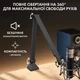 Стойка-пантограф, кронштейн усиленный подходит для Blue Yeti / QuadCast / SoloCast / Samson / Shure PF01 Black - изображение 3