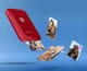 Фотопринтер портативний HP Sprocket Plus Photo Print Red + Набір паперу в Подарунок! - зображення 3