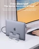Подставка для ноутбука вертикальная, универсальная Hagibis Vertical Gravity Laptop Stand Transparent Acrylic - изображение 5