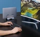 Подставка для ноутбука вертикальная, универсальная Hagibis Vertical Gravity Laptop Stand Aluminum - изображение 4