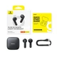 Навушники Baseus Bowie E16 True Wireless Earphones Black - зображення 4